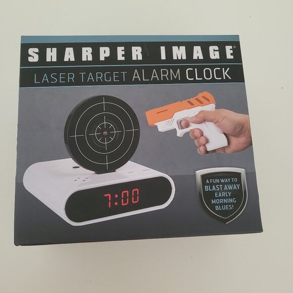 New Sharper Image laser target alarm clock - Picture 1 of 3